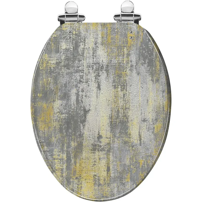 Heavy Duty Resin Toilet Seat For Standard American Elongated Toilets With Quick Release Hinges That Drop Right In Straight Up No Fuss For Reliable Everyday Performance