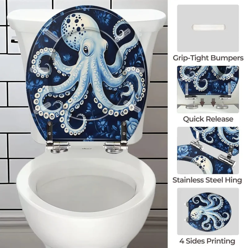 Level Up Your Restroom With This Versatile Universal Round Toilet Seat Featuring Tight Grip Mounting Hardware Quick Release Lid And Legit Everyday Comfort