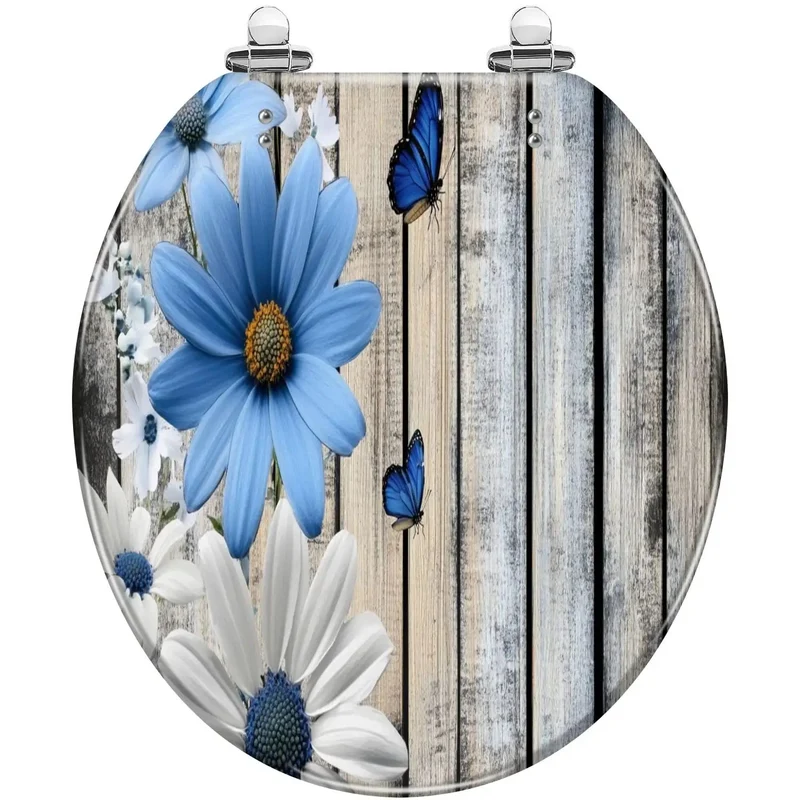 Round Resin Toilet Seat for Standard Bathrooms Featuring Premium Adjustable Universal Hinges That Guarantee Easy Setup No Sweat Replacement and Top Tier Dependable Daily Performance