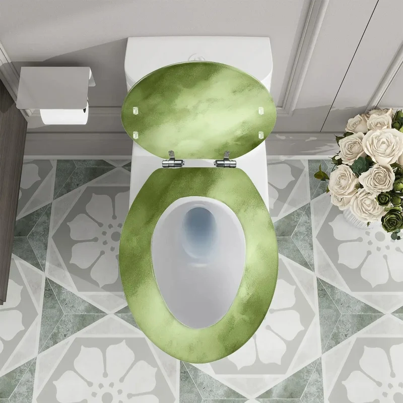 Top Notch Elongated Toilet Seat With Soft Close Mechanism Universal American Standard Fit Heavy Duty Construction Quick Release Hardware No Sweat Setup Smooth Shutting Feel Premier Bathroom Comfort