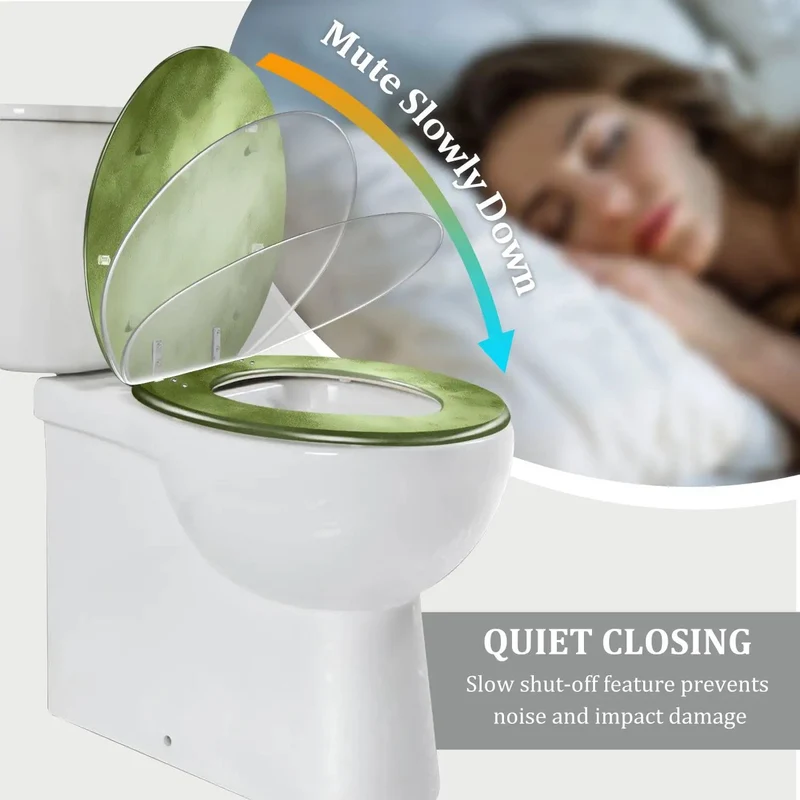 Top Notch Elongated Toilet Seat With Soft Close Mechanism Universal American Standard Fit Heavy Duty Construction Quick Release Hardware No Sweat Setup Smooth Shutting Feel Premier Bathroom Comfort