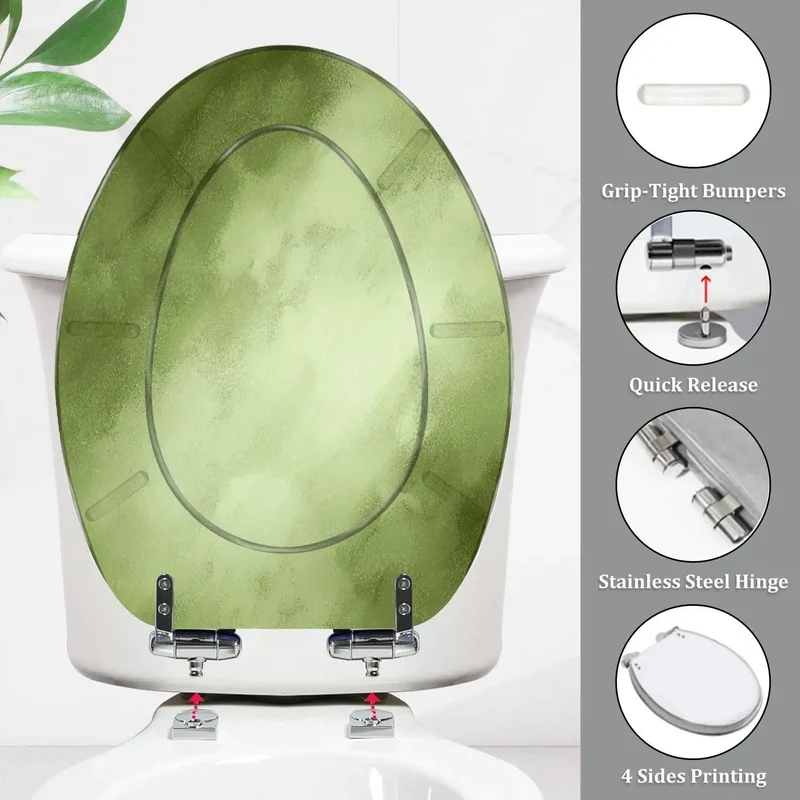 Top Notch Elongated Toilet Seat With Soft Close Mechanism Universal American Standard Fit Heavy Duty Construction Quick Release Hardware No Sweat Setup Smooth Shutting Feel Premier Bathroom Comfort
