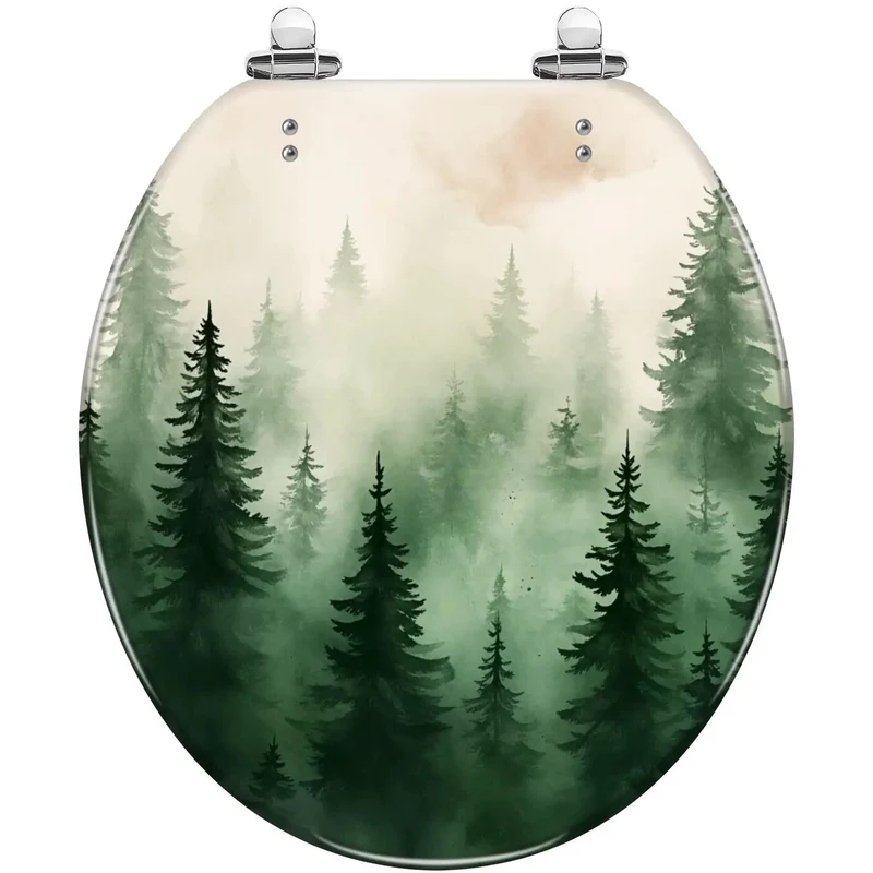 Premium Round Resin Toilet Seat Featuring Adjustable Bottom Hinges For Quick Swaps Heavy Duty Construction That Handles Rough Use While Looking Sharp In Your Space Seamless Installation And Scratch Resistant Coating Guarantee Peak Performance