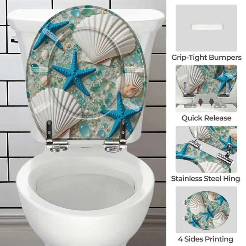 Heavy Duty Adjustable Round Resin Toilet Seat For Bathroom Remodels Featuring No Sweat Mounting And A Straight Shot Universal Fit That Works Like A Charm On Most Standard Models Keeps Your Routine Looking Fresh And Flawless