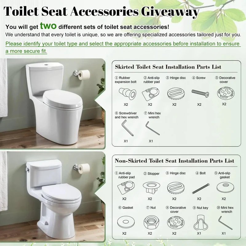 Universal Elongated Toilet Seat Fits Most Bathrooms Quick Snap Install Hardware Included Heavy Duty Durable Style For That Fresh New Bathroom Glow Up You Been Waiting For
