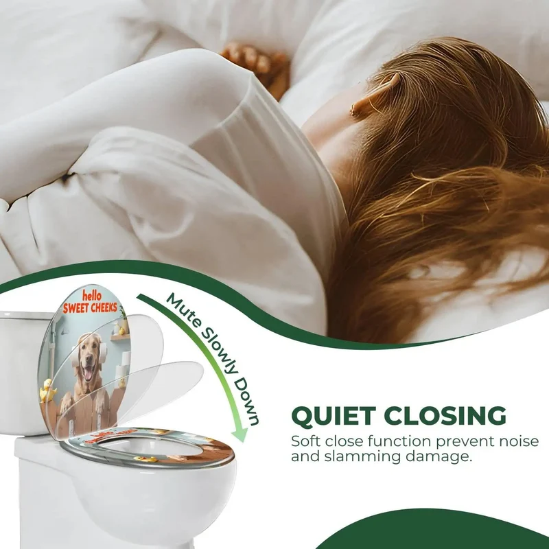 Universal Elongated Toilet Seat Fits Most Bathrooms Quick Snap Install Hardware Included Heavy Duty Durable Style For That Fresh New Bathroom Glow Up You Been Waiting For
