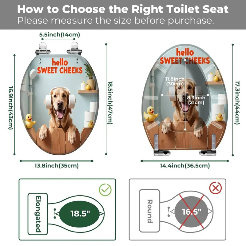Universal Elongated Toilet Seat Fits Most Bathrooms Quick Snap Install Hardware Included Heavy Duty Durable Style For That Fresh New Bathroom Glow Up You Been Waiting For