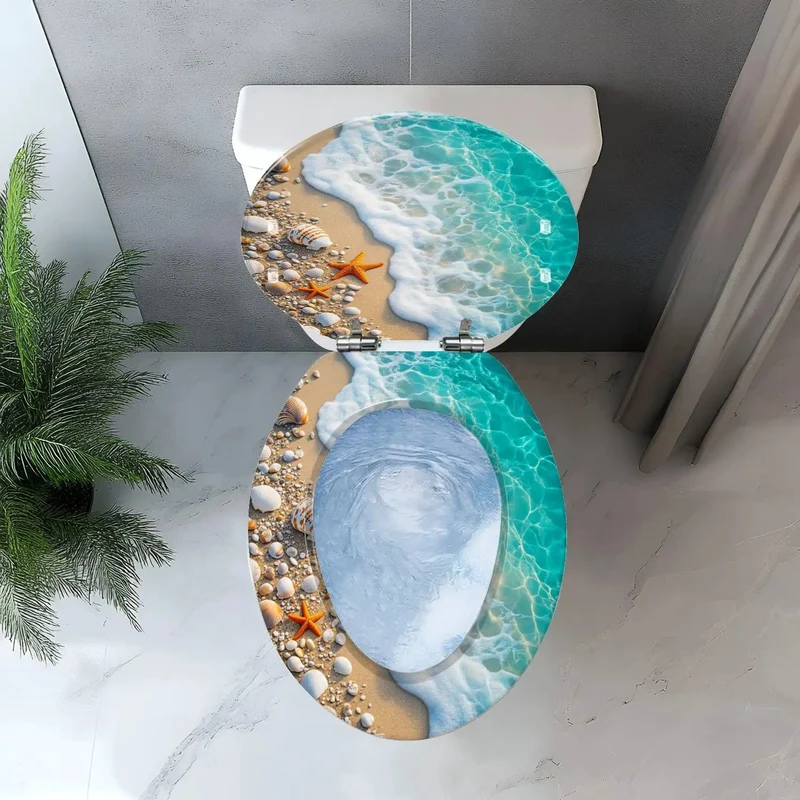 Built Tough Resin Elongated Toilet Seat With Cover For Ultimate Comfort And Quick Swap Compatibility With Most Standard Toilets For A Stress Free Upgrade