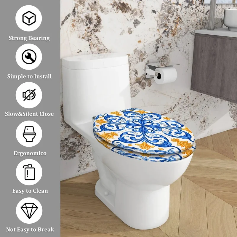 Top Tier Elongated Toilet Seat With Rock Solid Resin Construction Provides Heavy Duty Reliability Includes Mounting Hardware For A Breeze Of An Install Universal Fit For Most Standard Bathroom Models Ensures Comfortable Daily Use