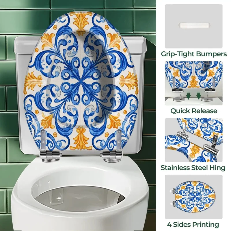 Top Tier Elongated Toilet Seat With Rock Solid Resin Construction Provides Heavy Duty Reliability Includes Mounting Hardware For A Breeze Of An Install Universal Fit For Most Standard Bathroom Models Ensures Comfortable Daily Use