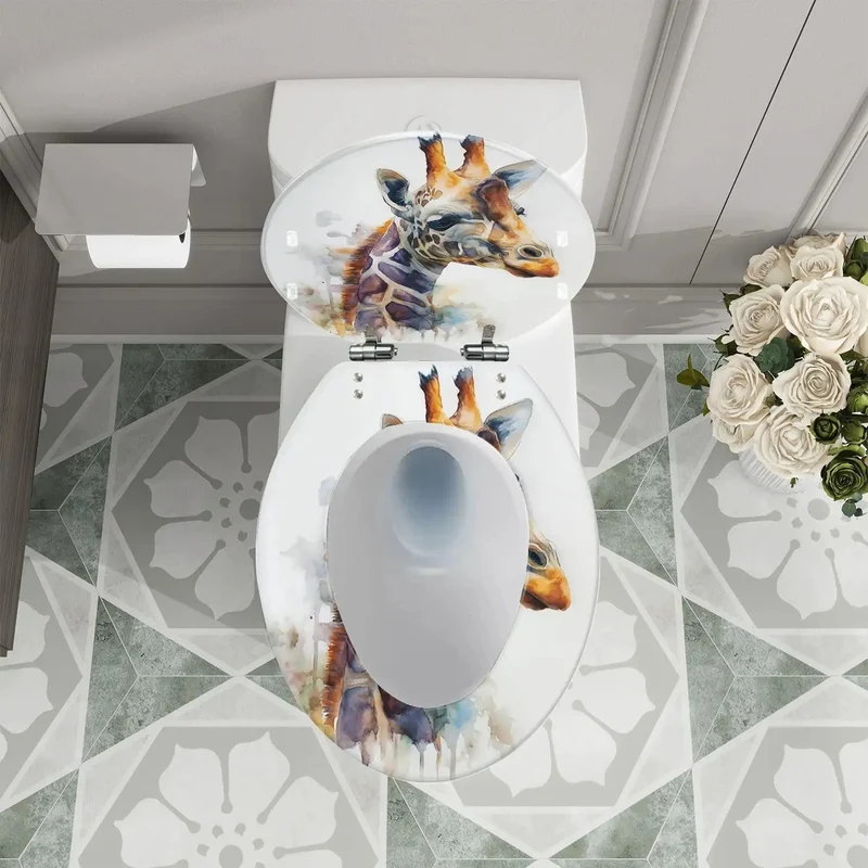 Premium Elongated Toilet Seat For Bathroom With Adjustable Hinges Fits Most American Standard Toilets Easy Peasy Installation Includes Skirter And Non Skirter Hardware For A Smooth Vibe And Reliable Daily Use