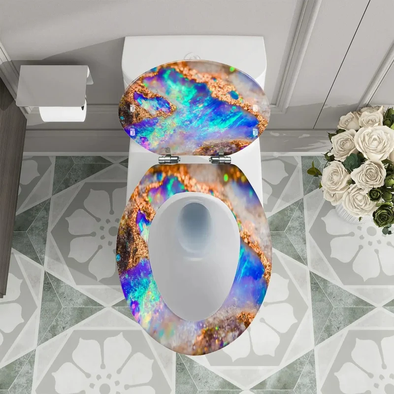 Heavy Duty Round Resin Toilet Seat Featuring Silent Soft Close Lids And Zero Fuss Adjustable Mounts For No Sweat Bathroom Makeovers On Standard American Fixtures That Hit Different Always