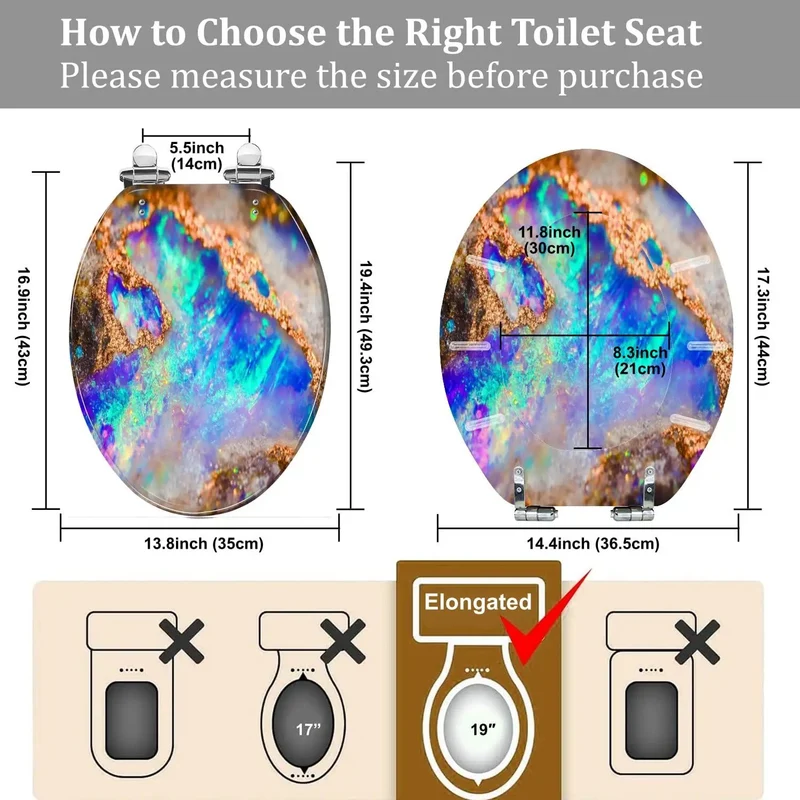 Heavy Duty Round Resin Toilet Seat Featuring Silent Soft Close Lids And Zero Fuss Adjustable Mounts For No Sweat Bathroom Makeovers On Standard American Fixtures That Hit Different Always