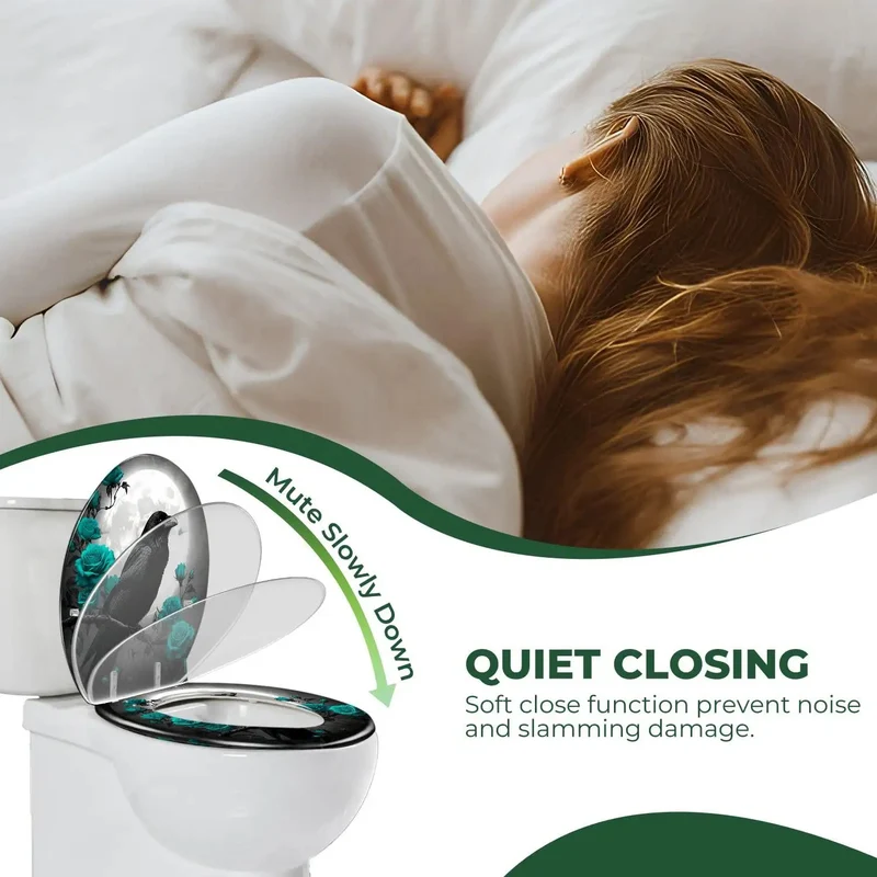 Heavy Gauge Resin Elongated Toilet Seat For Bathroom With Universal Fittings And Zero Hassle Install Built Tough For Daily Grind While Keeping Your Family In Major Comfort Zone Always