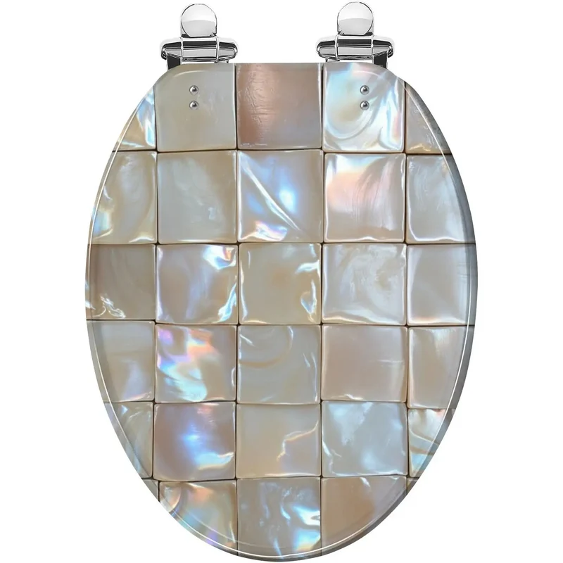 Rugged Build Resin Toilet Seat For Bathrooms Featuring Quick Hook Up And Spare Fittings For Standard Elongated Bowls That Guarantee A Comfy Smooth Ride And Worry Free Performance Daily