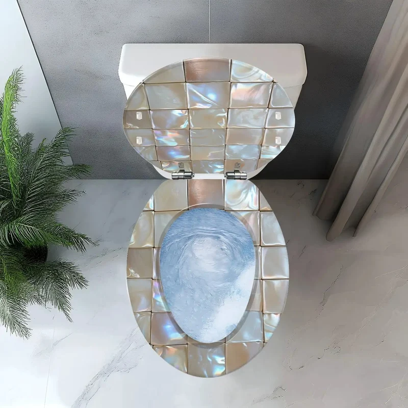 Rugged Build Resin Toilet Seat For Bathrooms Featuring Quick Hook Up And Spare Fittings For Standard Elongated Bowls That Guarantee A Comfy Smooth Ride And Worry Free Performance Daily