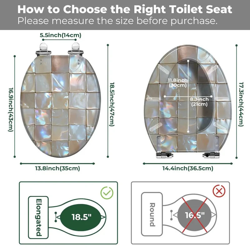 Rugged Build Resin Toilet Seat For Bathrooms Featuring Quick Hook Up And Spare Fittings For Standard Elongated Bowls That Guarantee A Comfy Smooth Ride And Worry Free Performance Daily