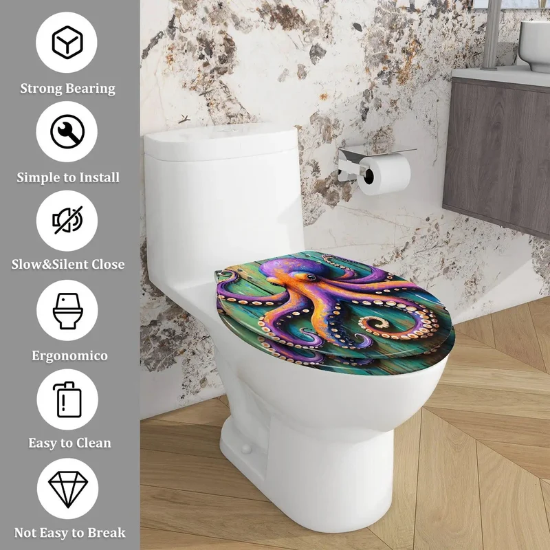 Elongated Resin Toilet Seat For Coastal Bathrooms Features Damn Durable Construction And Universal Compatibility Matching Standard Bowls Perfectly Paired With Zero Sweat Setup Plus Complete Installation Kit