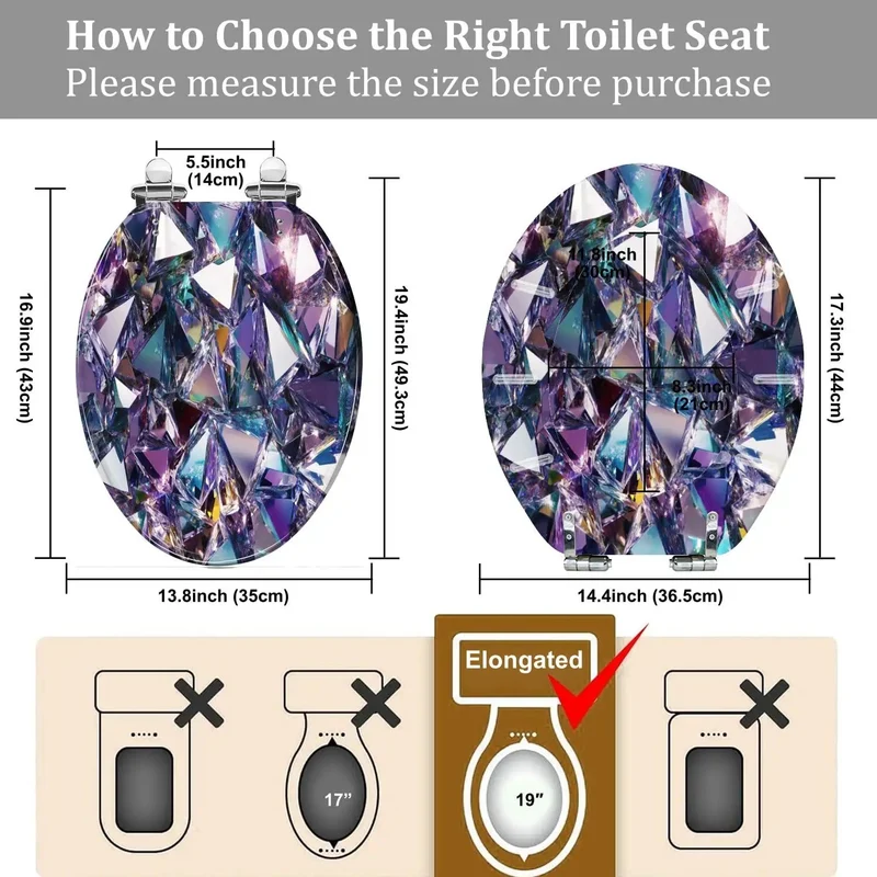 Premium Elongated Toilet Seat Featuring Smooth Quiet Close Lids And Full Adjustment Hardware For Easy Peasy Setup On Standard American Models Rock Solid Build Fits Every Style