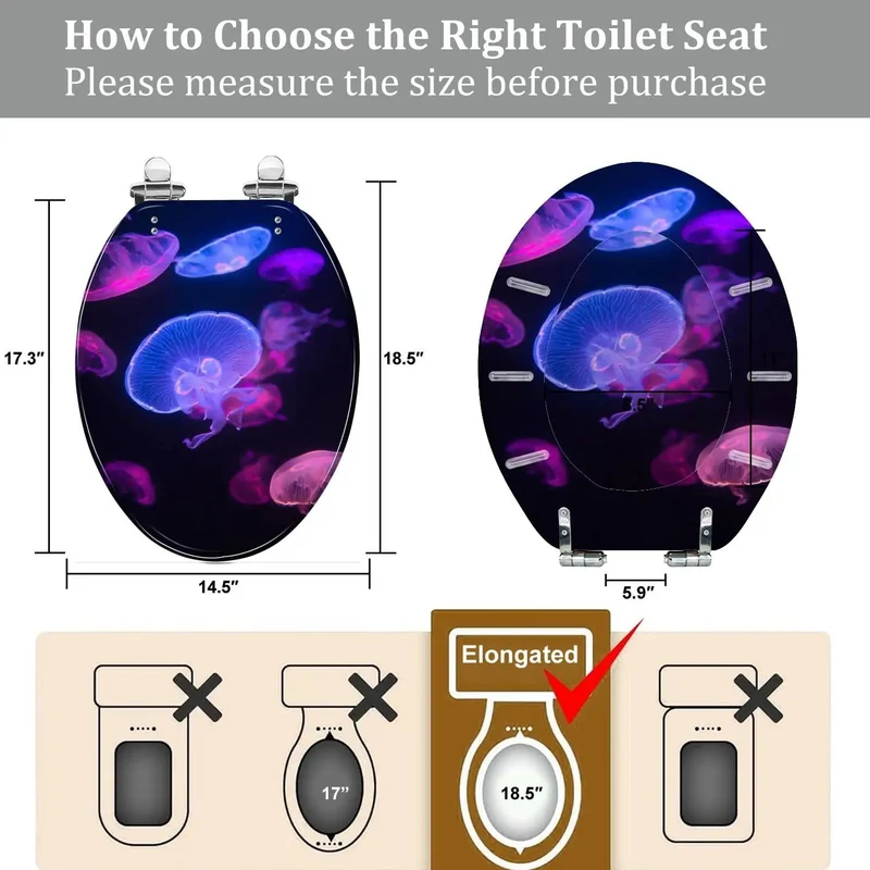 Top Tier Elongated Toilet Seat Crafted From Heavy Duty Resin Featuring Slick Soft Close Technology To Deliver A Freaking Quiet Slam Free Experience For Your American Standard Bathroom Setup With Skirted Hinge Coverage Included