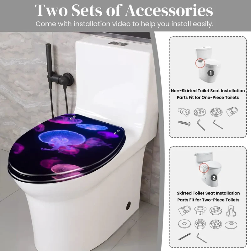 Top Tier Elongated Toilet Seat Crafted From Heavy Duty Resin Featuring Slick Soft Close Technology To Deliver A Freaking Quiet Slam Free Experience For Your American Standard Bathroom Setup With Skirted Hinge Coverage Included