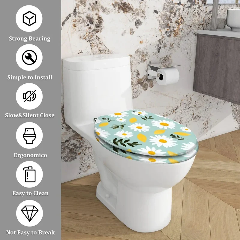 Heavy Duty Elongated Toilet Seat With Silent Soft Close Lid That Closes Sweet And Fits Like A Glove On Most Standard Models Providing Zero Loud Clanking And Serious Comfort With Absolutely No Fuss Whatsoever