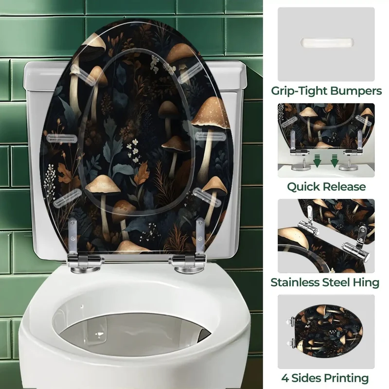 Top Shelf Universal Elongated Toilet Seat Crafted From Dang Tough Resin Compatible With Standard Bathroom Fixtures Includes Dual Installation Fittings And Slow Close Lid For Super Easy Setup