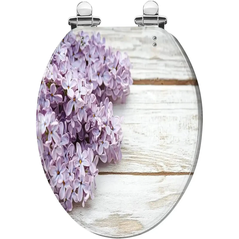 No Fuss Elongated Toilet Seat Built With Heavy Duty Resin And Adjustable Top Mount Hinges For Every American Standard Bathroom Skirtless Compatible Quick Change Design Rock Solid Comfort