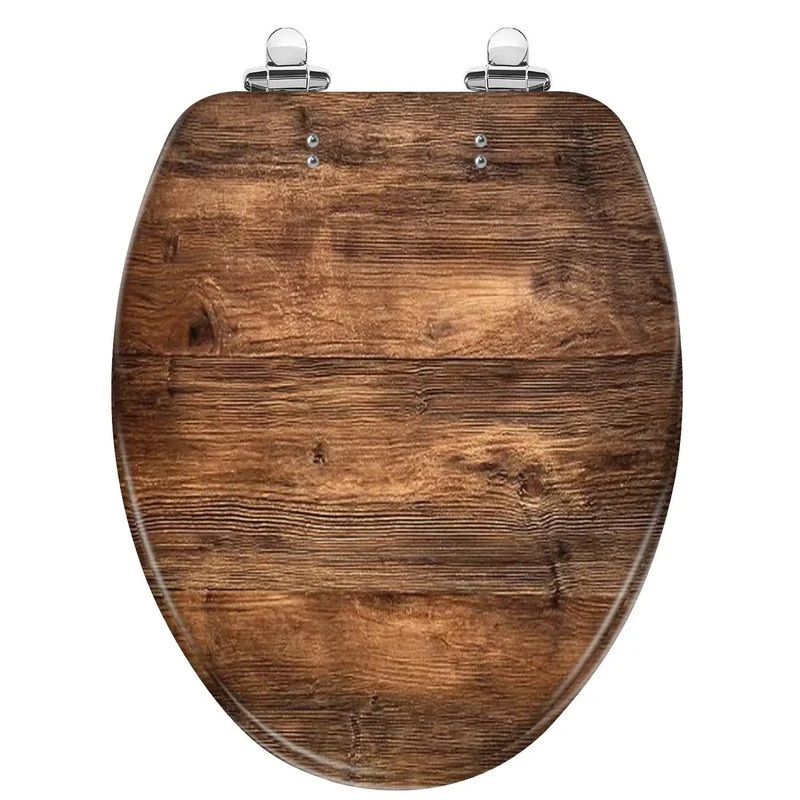 Replacement Elongated Resin Toilet Seat For Home Bathroom Featuring Adjustable Self Closing Hinges Straight Forward Install No Sweat Quick Swap For Rock Solid Durability And Smooth Daily Comfort