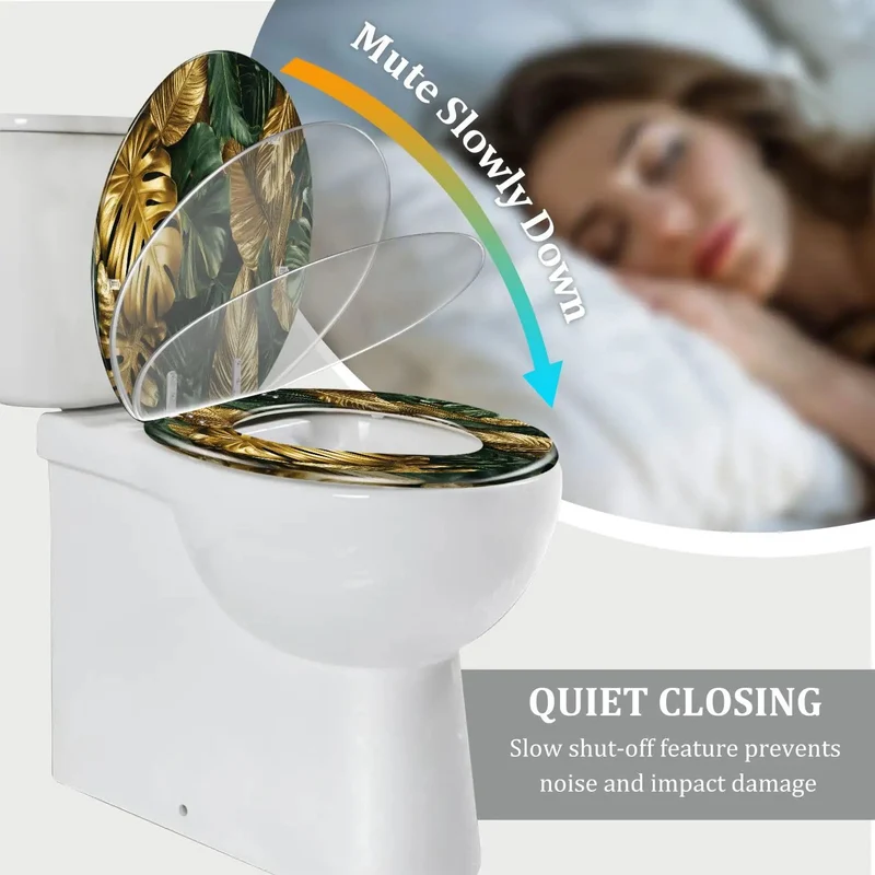 Top Shelf Elongated Resin Toilet Seat For Modern Bathrooms Featuring No Sweat Adjustment Hinges And Dual Hardware Kit Compatible With Most American Standard Models For A Slick Home Makeover