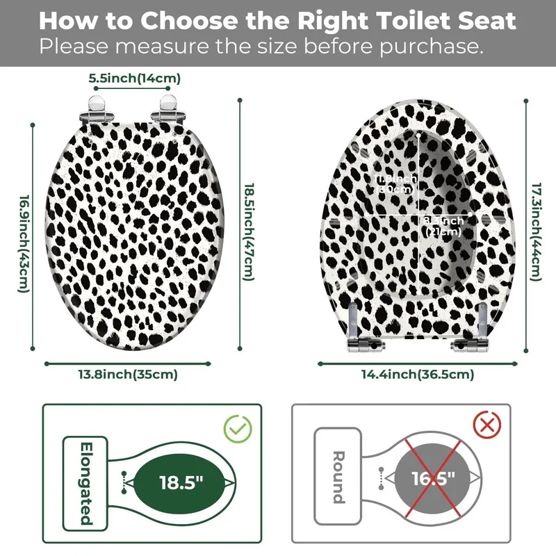 Elongated Resin Toilet Seat For Bathroom With Heavy-Duty Build Quick Install Kit And Rock Solid Construction Featuring No Slip Fittings Super Smooth Finish That Upgrades Any Space While Being Universal Compatibility With Most Standard Elongated Models