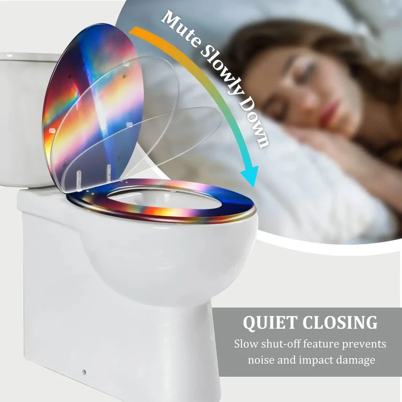 Tough Elongated Toilet Seat With Soft Close Lid And Adjustable Hinges For A No Sweat Bathroom Upgrade That Fits Most American Standard Bowls While Keeping Things Chill And Completely Silent During Use