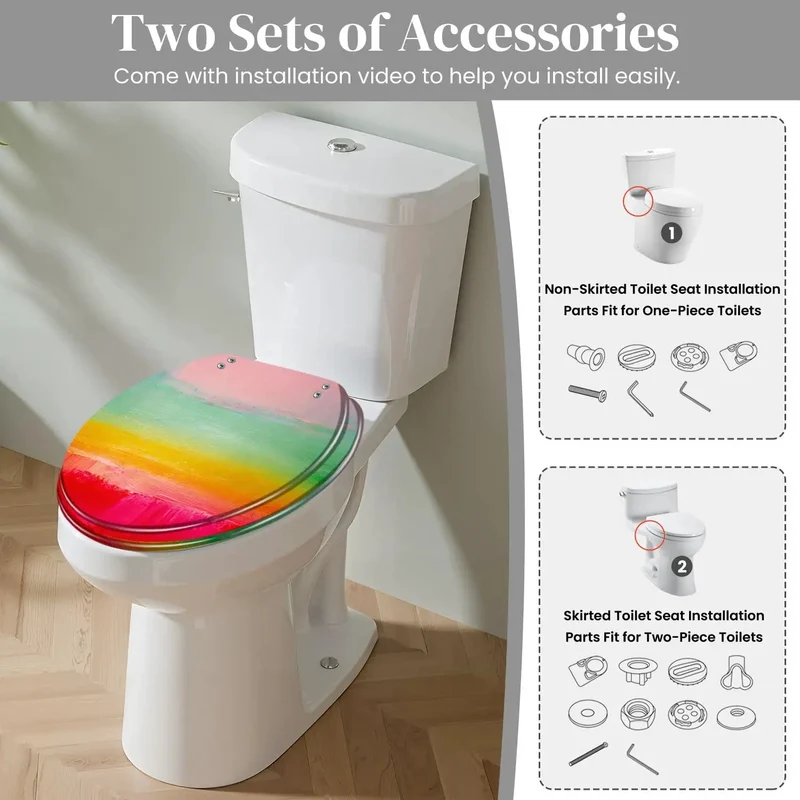 Slick Round Resin Toilet Seat For Bathrooms With Serious Grip And Smooth Feel For American Standard Toilets Featuring Quick Adjust Hinges And Zero Hassle Setup That Clamps Down Securely Without Any Drama