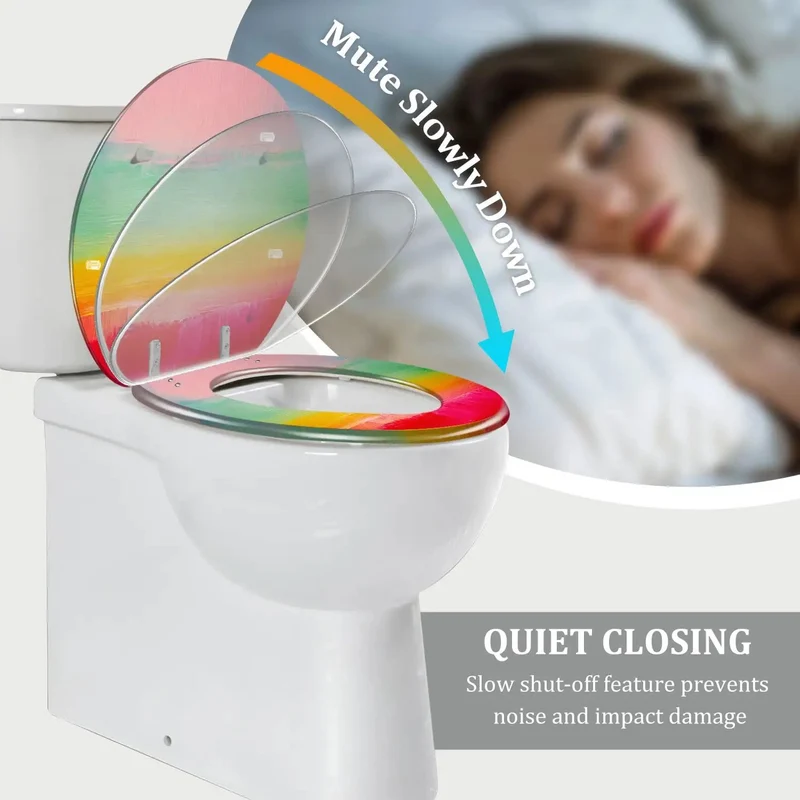 Slick Round Resin Toilet Seat For Bathrooms With Serious Grip And Smooth Feel For American Standard Toilets Featuring Quick Adjust Hinges And Zero Hassle Setup That Clamps Down Securely Without Any Drama
