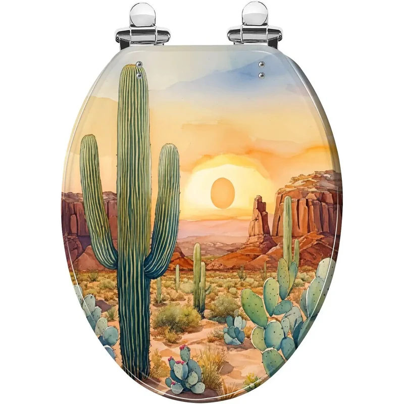 Rock Hard Resin Elongated Toilet Seat For Master Bathrooms Offering Quiet Soft Close Lid And Universal Mounting Hardware For No Sweat Daily Routine Comfort