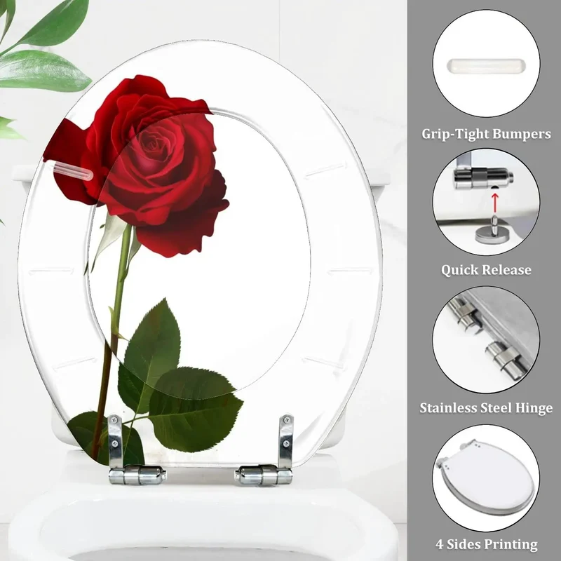 Solid Round Toilet Seat With Adjustable Hinges That Fits Like A Charm For American Standard Bathrooms Featuring Dual Mount Kits For Skirter And Non Skirter Designs Darn Good Home Bathroom Decor Upgrades Your Lavatory Game With Zero Hassle