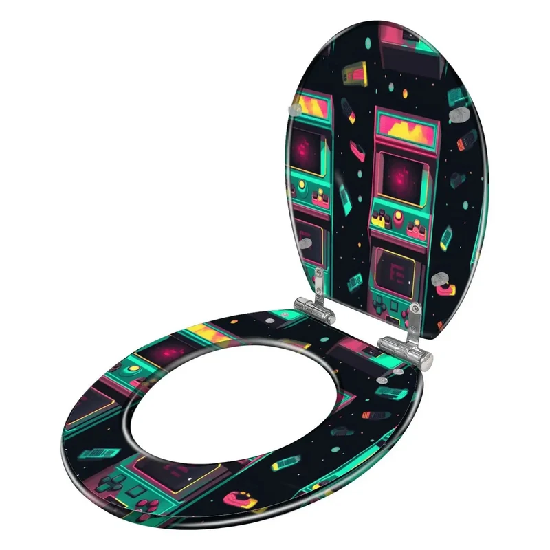 Sleek Seamless Toilet Seat For Bathroom With Silky Soft Slow Close Lid Fits Like A Glove On Standard Models No Sweat Installation Adds Hella Comfort And Straight Up Premium Quality To Your Daily Routine Flawlessly