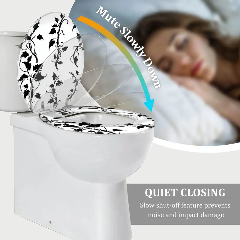 Heavy Duty Round Resin Toilet Seat Featuring Sturdy Adjustable Hinges For Swift Compatible Replacement On Most American Standard Bowls Hassle Free Bathroom Refresh Delivering Smooth Daily Operation Slick Look And No Fuss Install