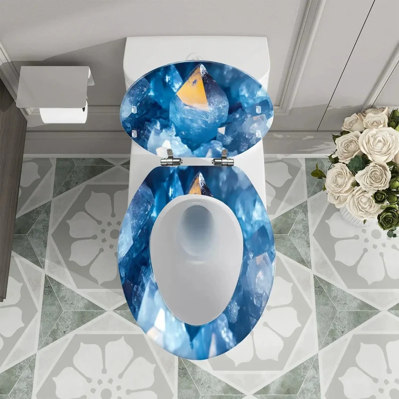 Premium Elongated Toilet Seat Featuring Quick Release Hinges And Universal Fit For Skirted And Standard Models Bringing A No Sweat Bathroom Refresh Built Tough For Daily Wear And Tear Plus Smooth Operation And Heavy Duty Resilience For Ultimate