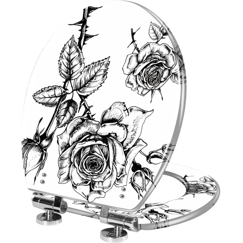 Elongated Toilet Seat Featuring Slick Slow Close Lid And Foolproof Mounting Hardware For Standard American Fixtures No Sweat Setup For Modern Home Bathrooms Upgrades
