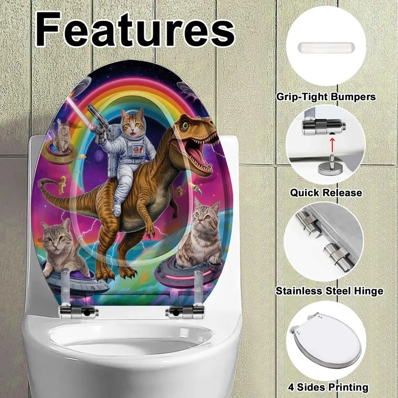 Totally Smooth Elongated Quiet Close Toilet Seat With Heavy Duty Resin Structure And Super Tight Fitting Hinges For A Quick Bathroom Refresh You Seriously Gonna Dig