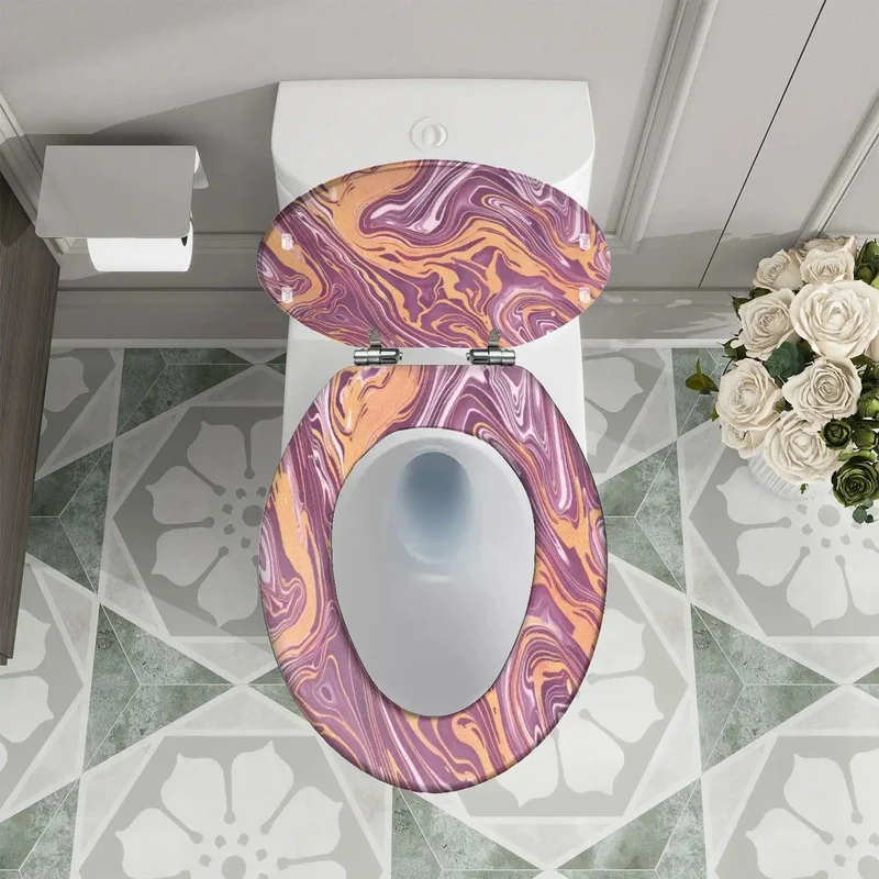 Slow Close Elongated Toilet Seat With Universal Adjustable Mounting Hardware For Contemporary Bathrooms Top Tier Quality Game Changer Performance No Sweat Install Fits Nearly All Standard Designs