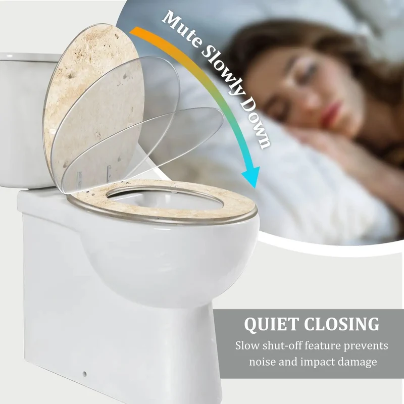 Upgrade Your Bath Game With This Tough Elongated Toilet Seat Featuring Adjustable Hinges With Dual Mounting Accessories For Skirted And Non Skirted Models Hassle Free Setup