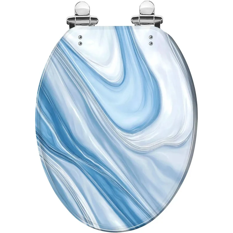 Fits Like A Glove Elongated Resin Toilet Seat With Soft Close Lids Adjustable Hinges Easy Installs On Most American Standard Plumbing Quick Release Hardware For Hassle Free Bathroom Refresh