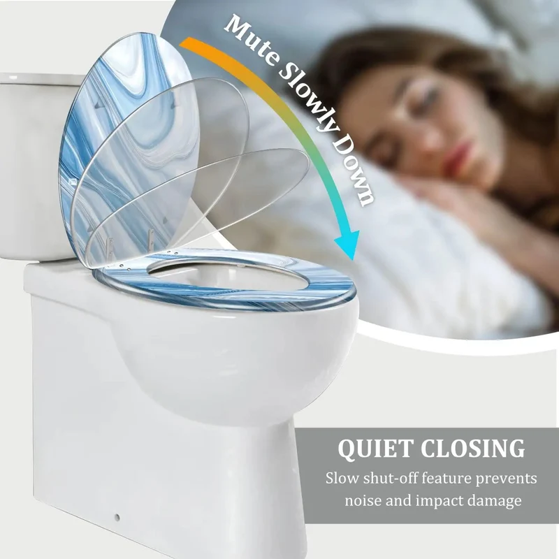 Fits Like A Glove Elongated Resin Toilet Seat With Soft Close Lids Adjustable Hinges Easy Installs On Most American Standard Plumbing Quick Release Hardware For Hassle Free Bathroom Refresh