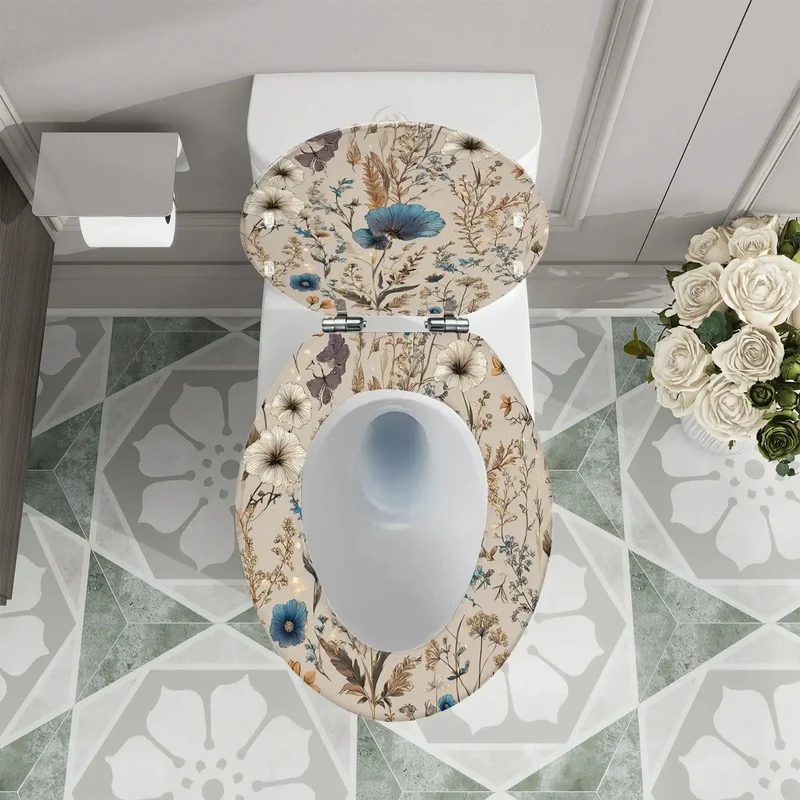 Top Shelf Decorative Elongated Toilet Seat For Modern Bathrooms With Big Time Comfort And Adjustable Hinges Designed For Most American Standard Models Quick Install