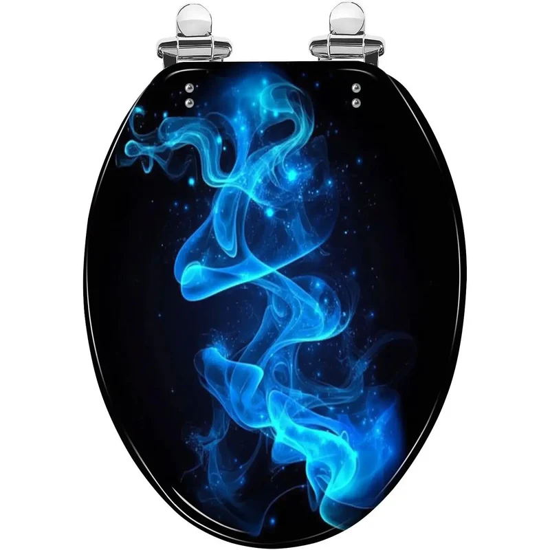 Novelty Elongated Resin Toilet Seat Featuring Adjustable Hinges For Bathroom Makeovers With Zero Hassle Setup And Solid Core Build For A Clean New Look And Smooth Everyday Performance