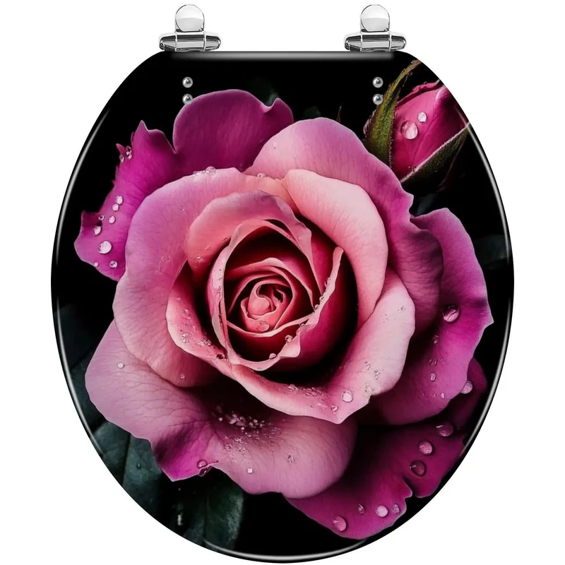 Top Shelf Round Toilet Seat With Smooth Slow Close Lid Zero Daily Slamming Just Quiet Operation Using Adjustable Mounts Fits Everyday Bathroom Setups Built Tough
