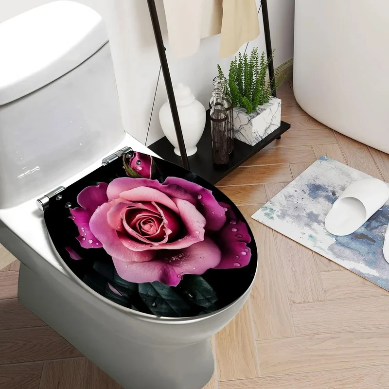 Top Shelf Round Toilet Seat With Smooth Slow Close Lid Zero Daily Slamming Just Quiet Operation Using Adjustable Mounts Fits Everyday Bathroom Setups Built Tough