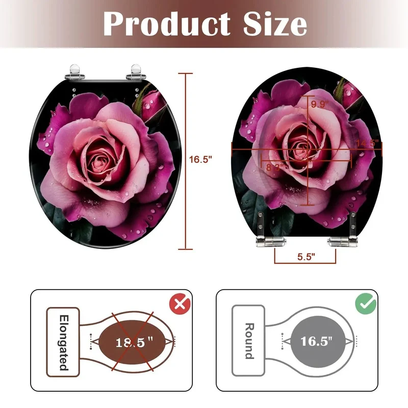 Top Shelf Round Toilet Seat With Smooth Slow Close Lid Zero Daily Slamming Just Quiet Operation Using Adjustable Mounts Fits Everyday Bathroom Setups Built Tough